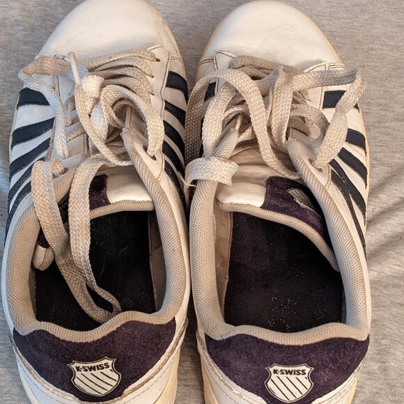 K-Swiss Men's Court Tiebreak Trainers, White Low Top Sneakers, Size 11 US Men - Picture 2 of 8